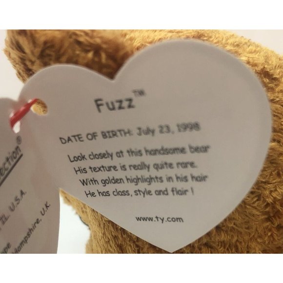 Fuzz Error -TY Beanie Babies FUZZ W/ERROR TAGS--Rare Tag Errors - Picture 5 of 9